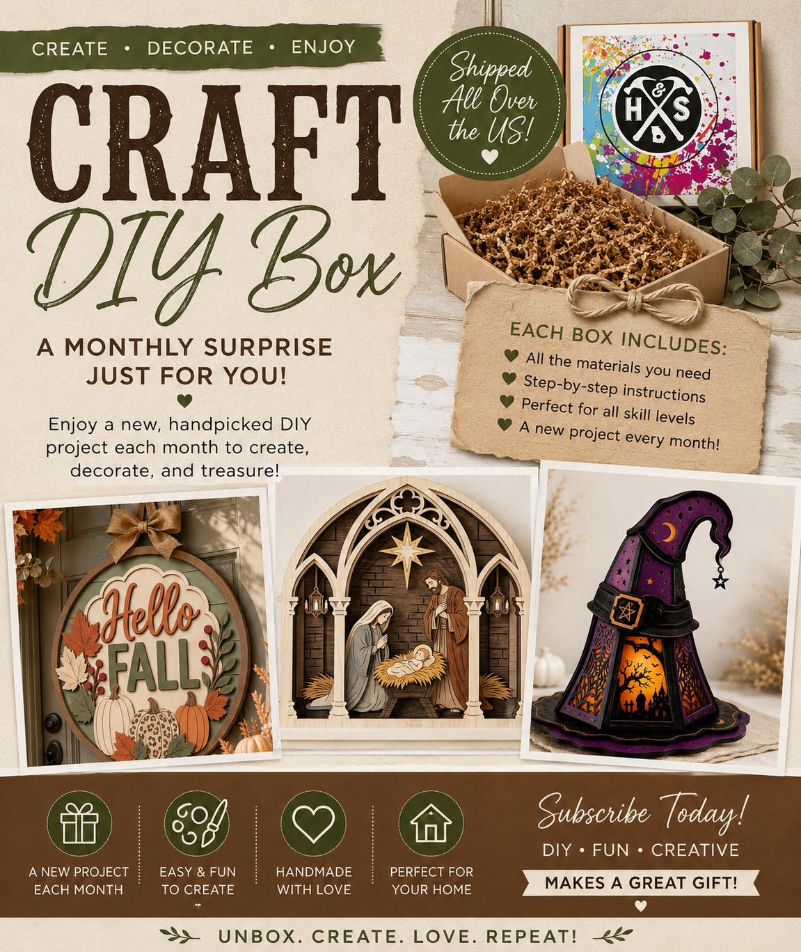 MONTHLY CRAFT BOX