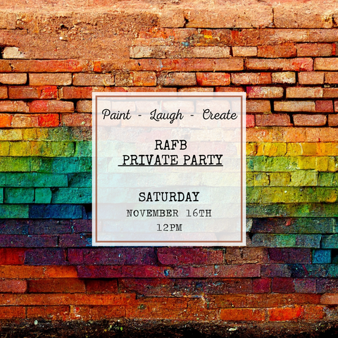 RAFB PRIVATE PARTY - NOVEMBER 16TH, 12PM