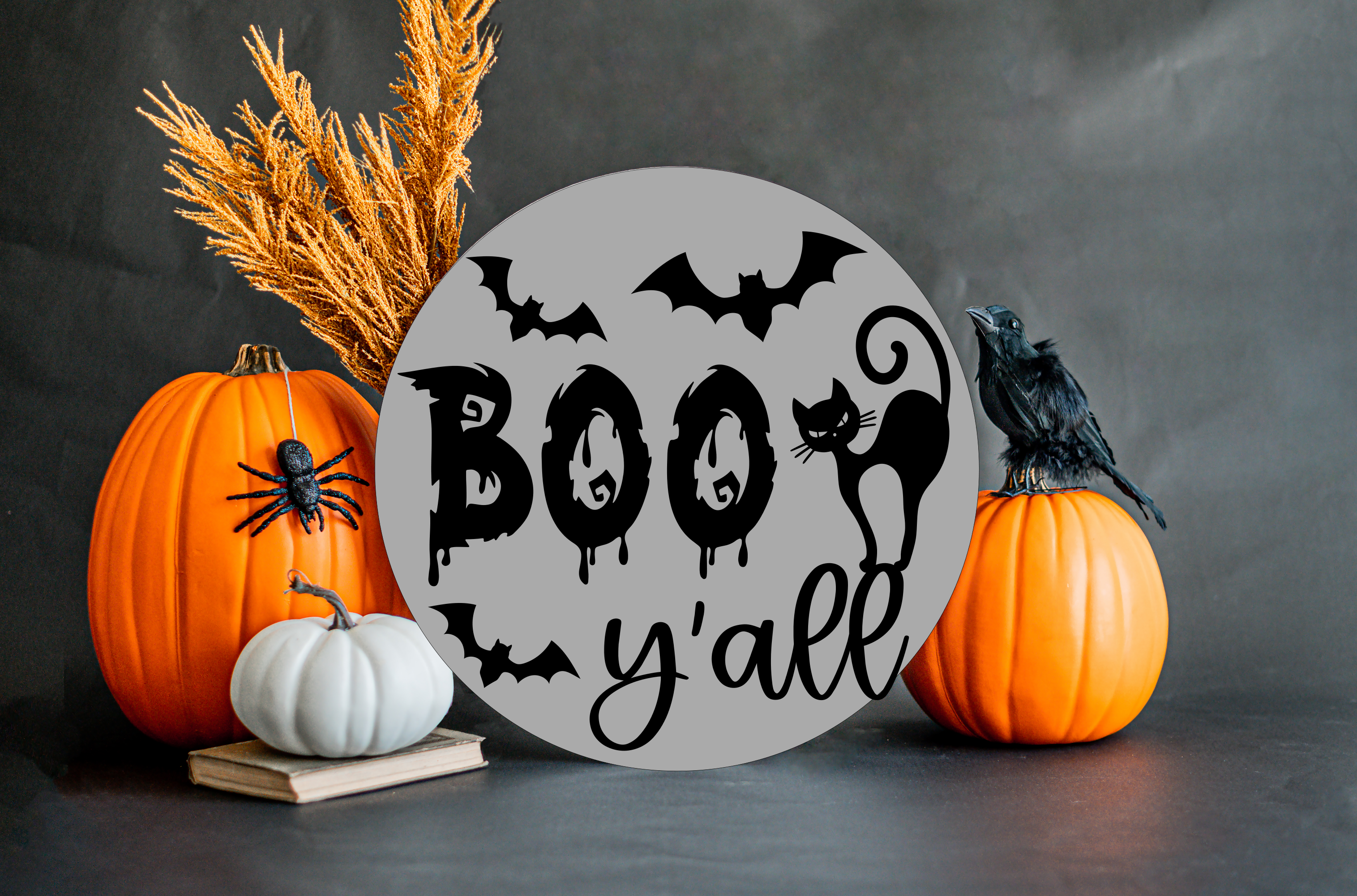 HALLOWEEN STENCILED DOOR HANGERS