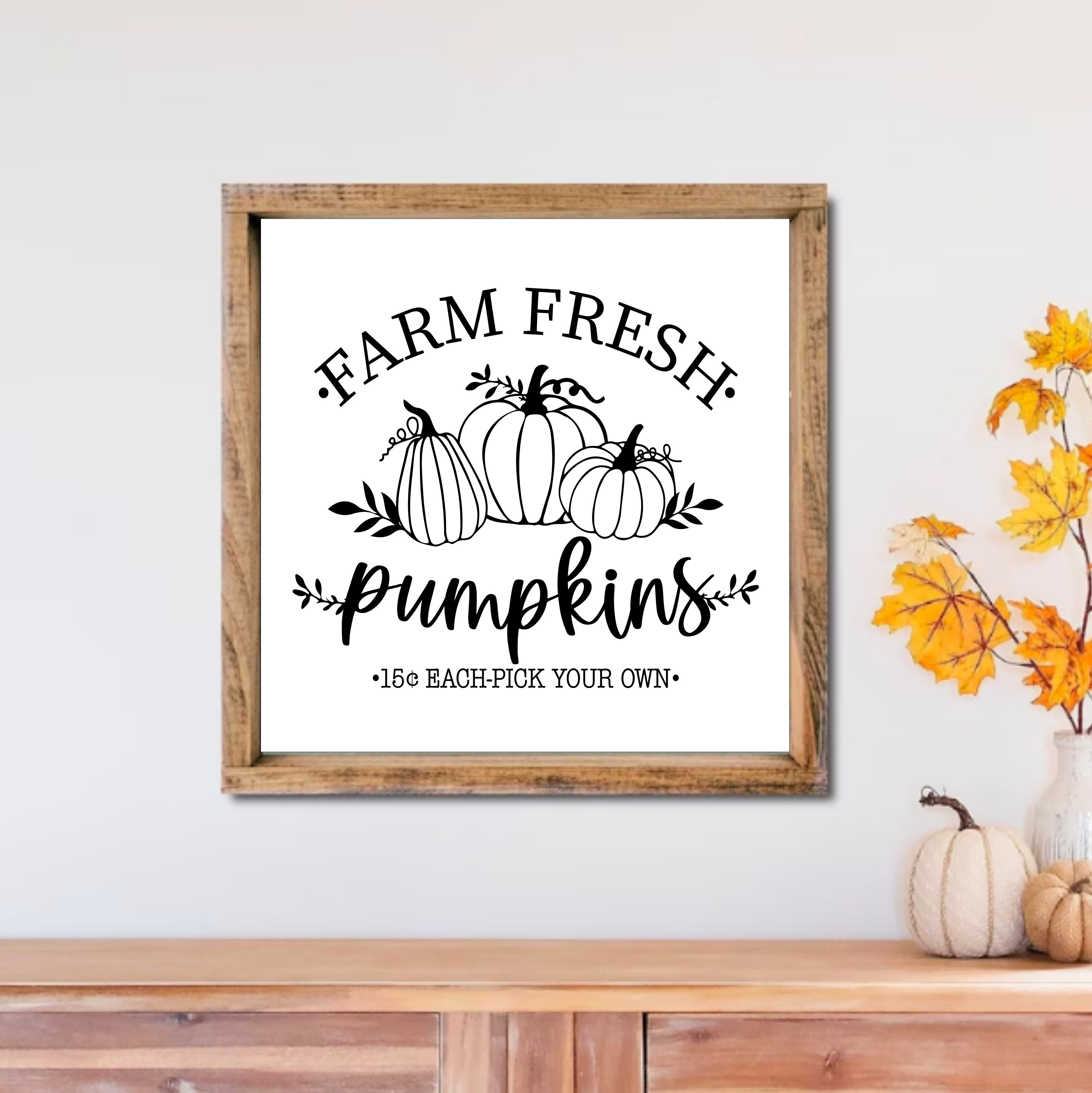 FALL FRAMED SIGNS