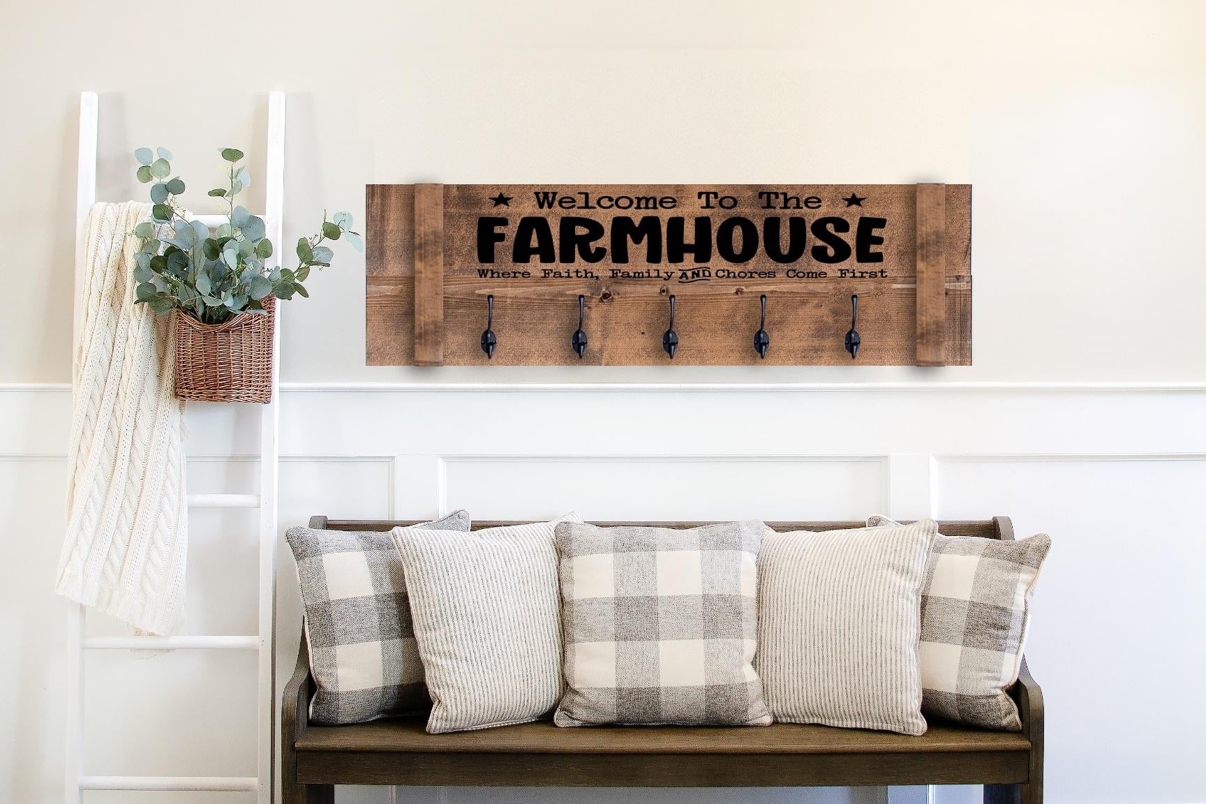 RUSTIC COAT HANGER