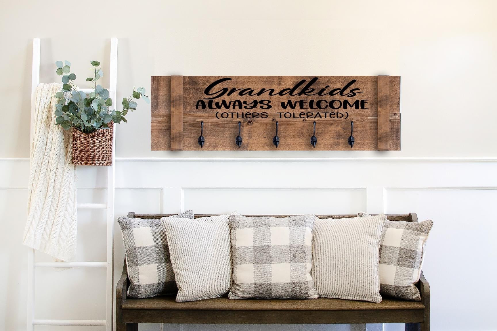 RUSTIC COAT HANGER