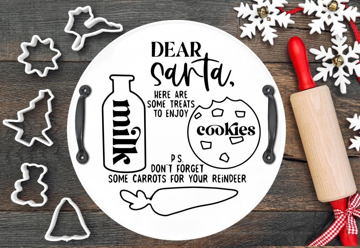 SANTA COOKIE TRAYS