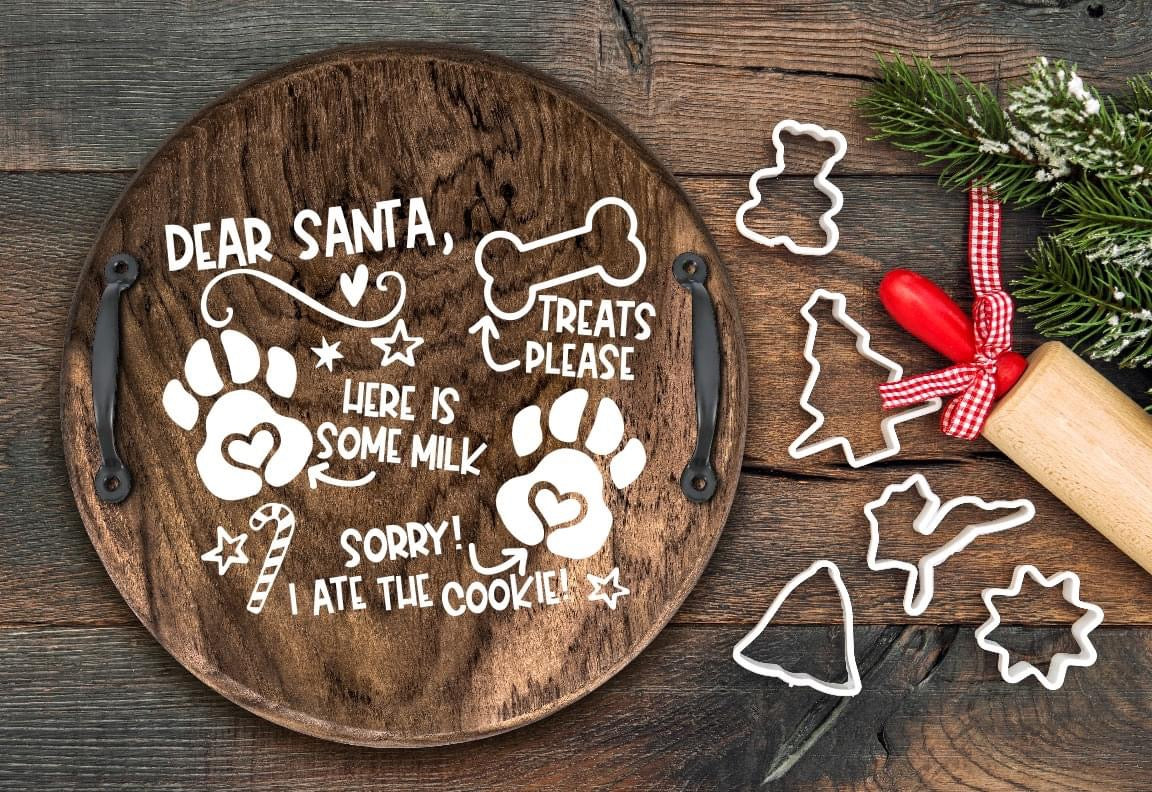 SANTA COOKIE TRAYS