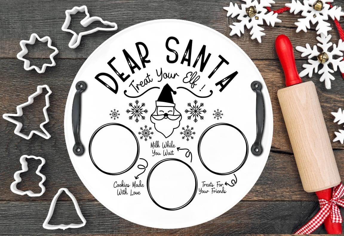 SANTA COOKIE TRAYS