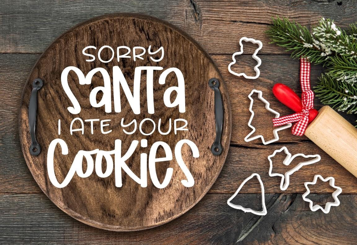 SANTA COOKIE TRAYS WORKSHOP