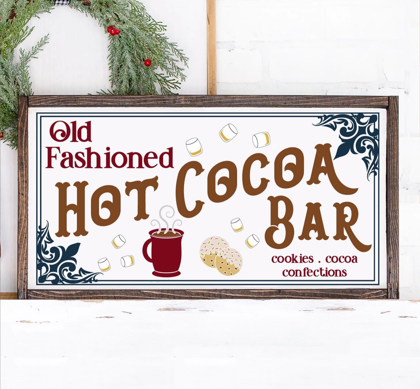 CHRISTMAS FRAMED SIGN 16X24"