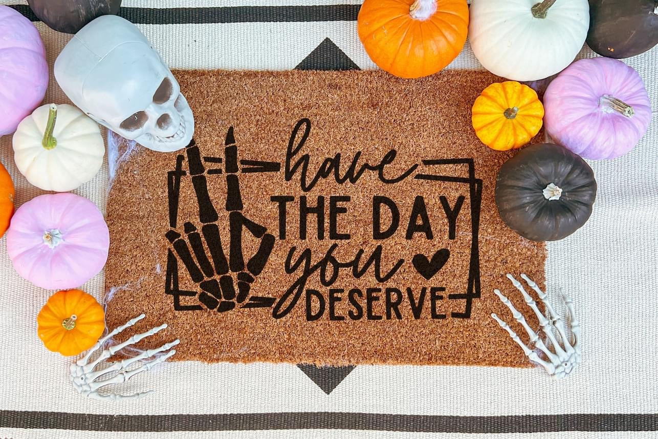 HALLOWEEN DOOR MAT WORKSHOP