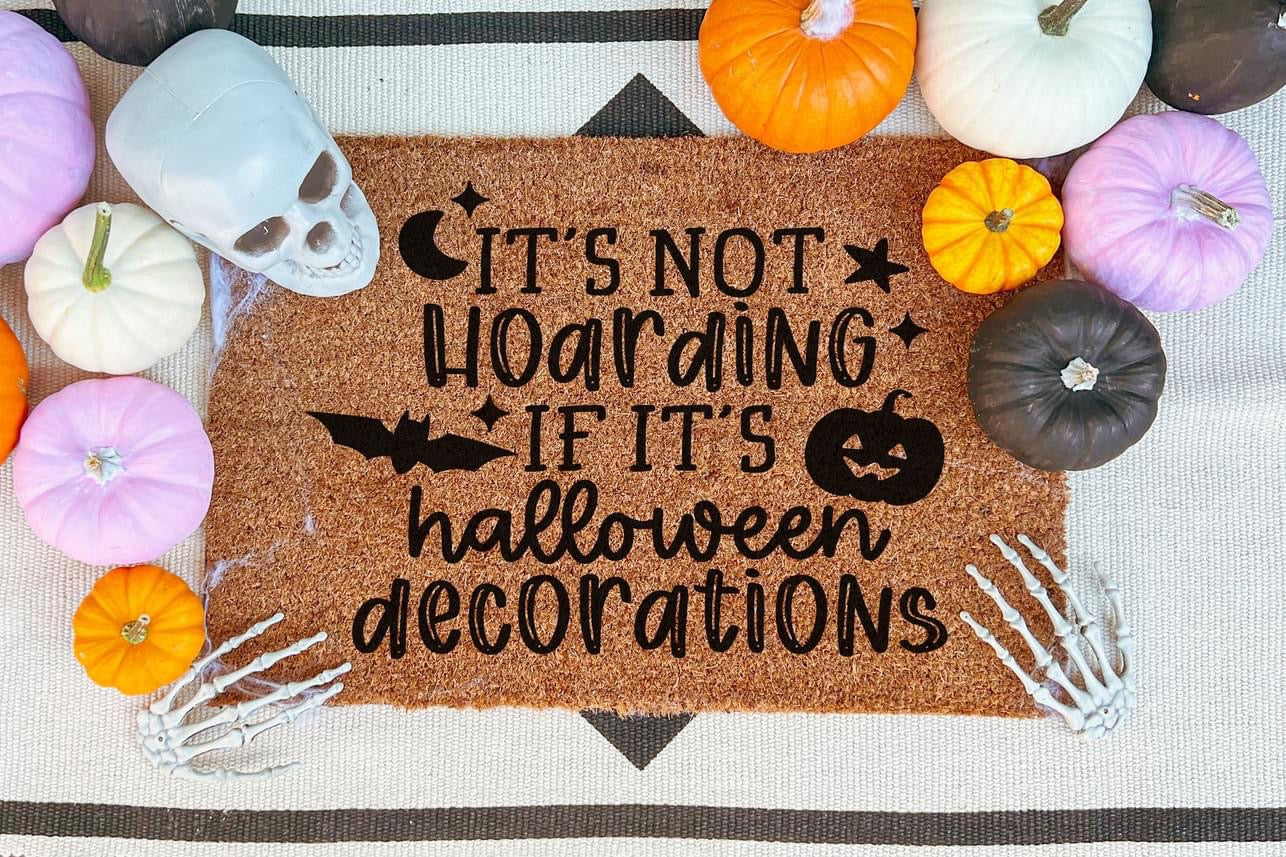 HALLOWEEN DOOR MAT WORKSHOP