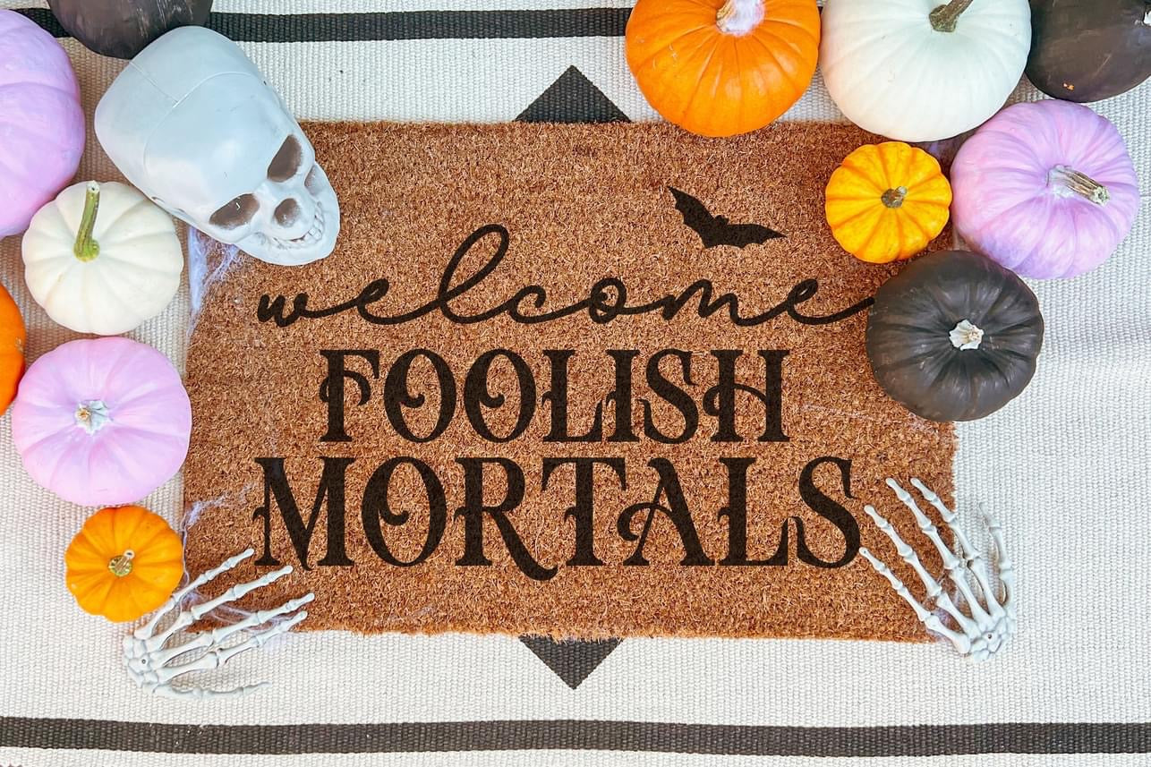 HALLOWEEN DOOR MAT WORKSHOP