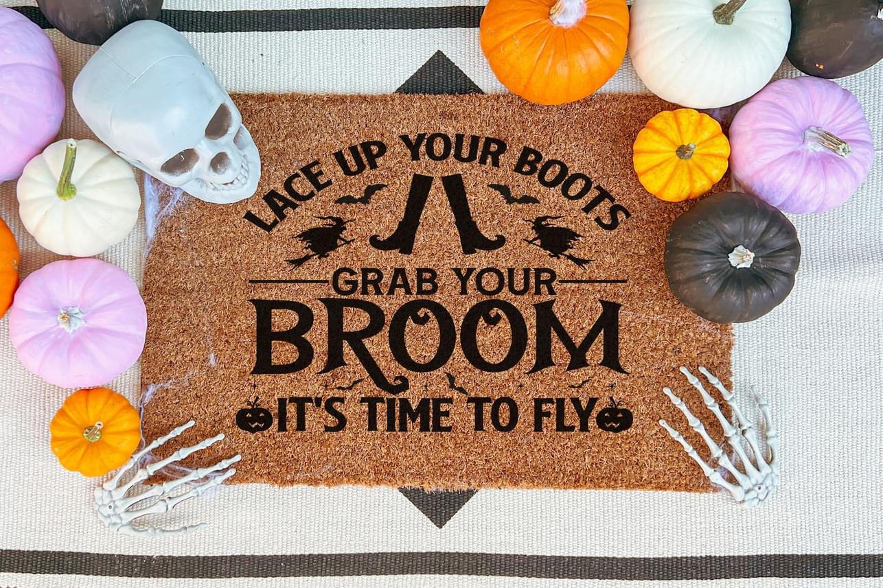 HALLOWEEN DOOR MAT WORKSHOP