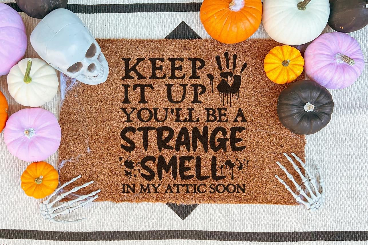 HALLOWEEN DOOR MAT WORKSHOP