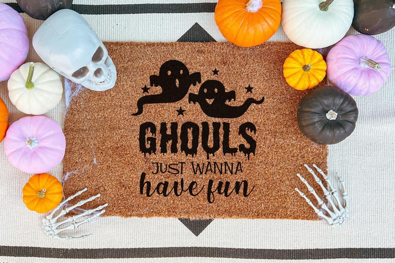 HALLOWEEN DOOR MAT WORKSHOP